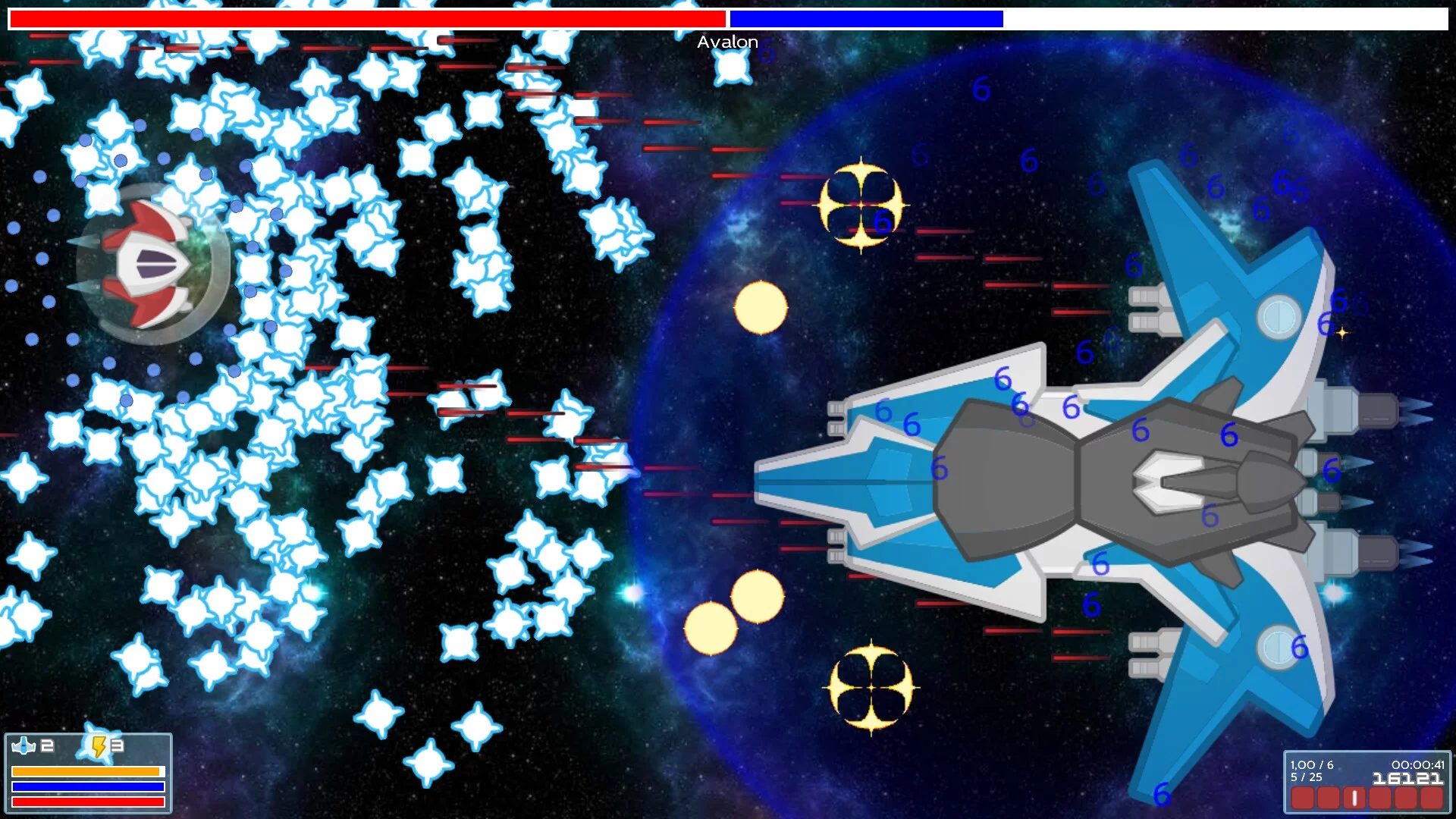 Изображение игры: Nuts Space Shooter