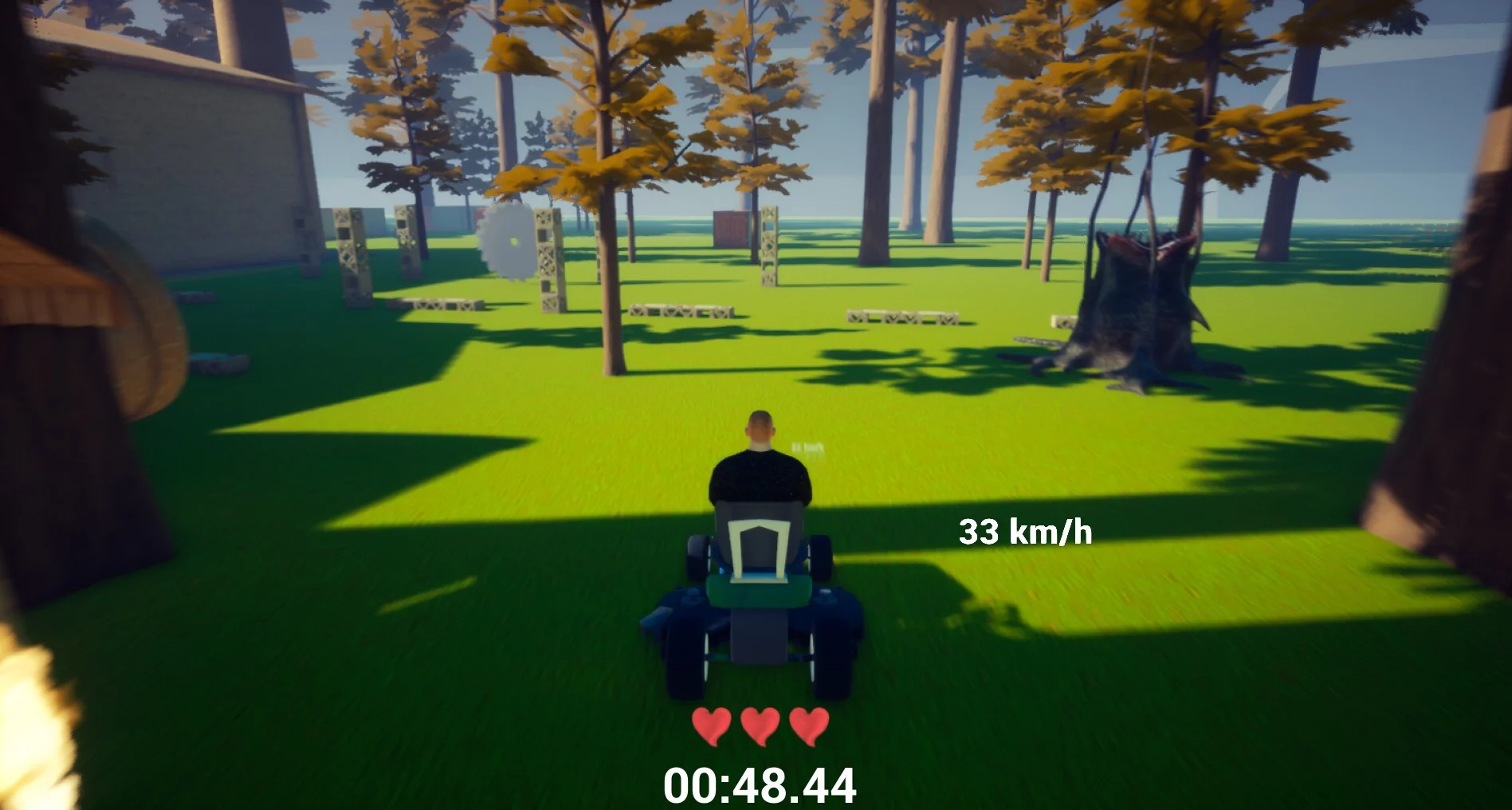 Изображение игры: Lawnmower game: Mortal Race