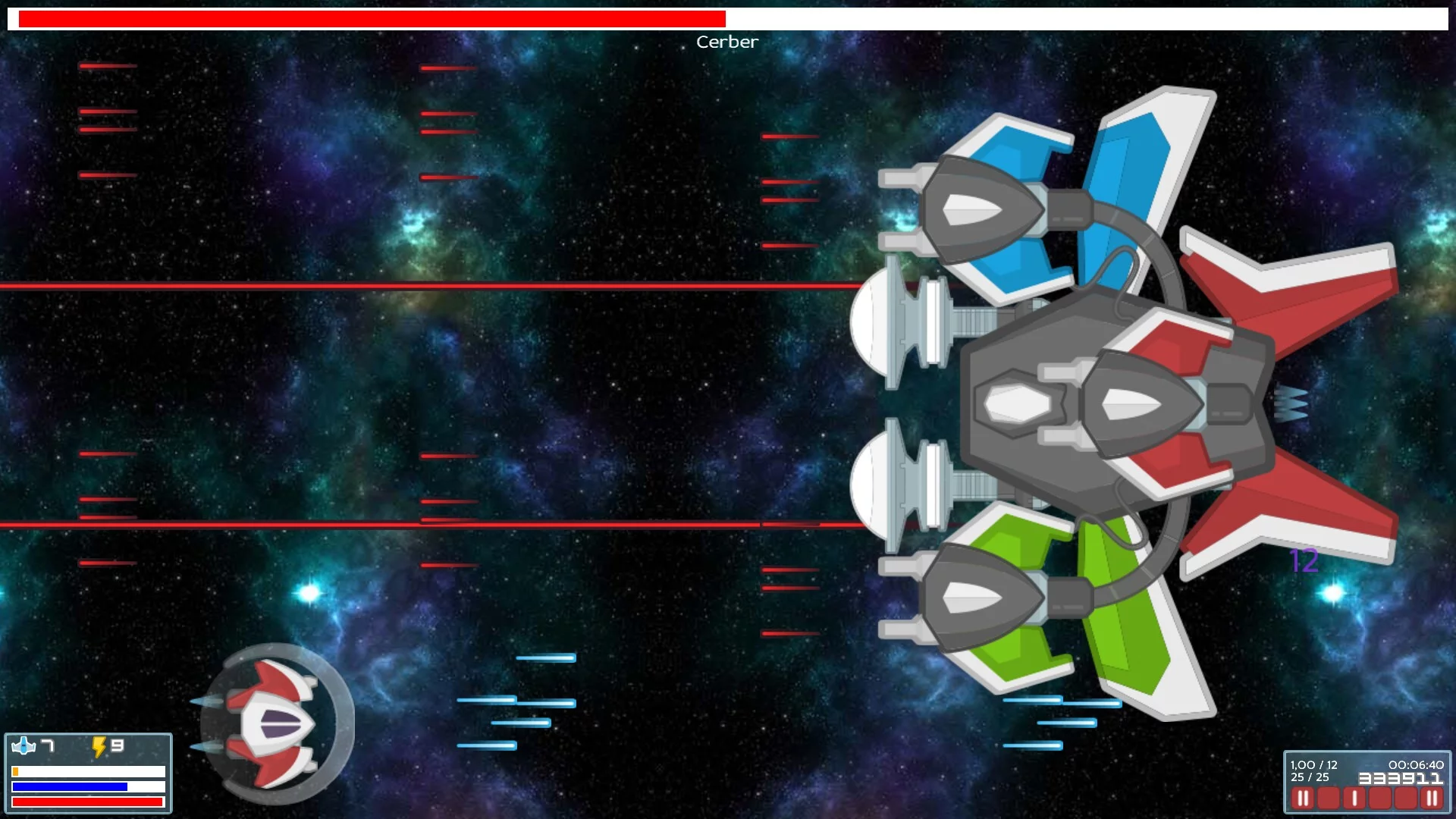 Изображение игры: Nuts Space Shooter