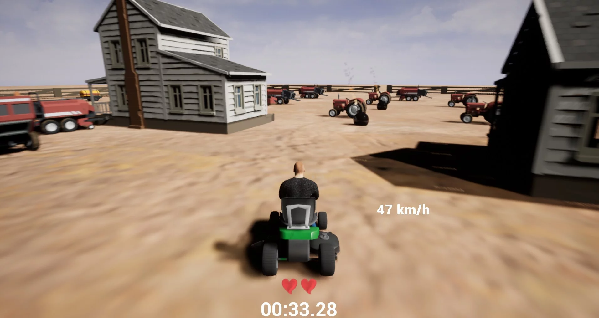 Изображение игры: Lawnmower game: Mortal Race