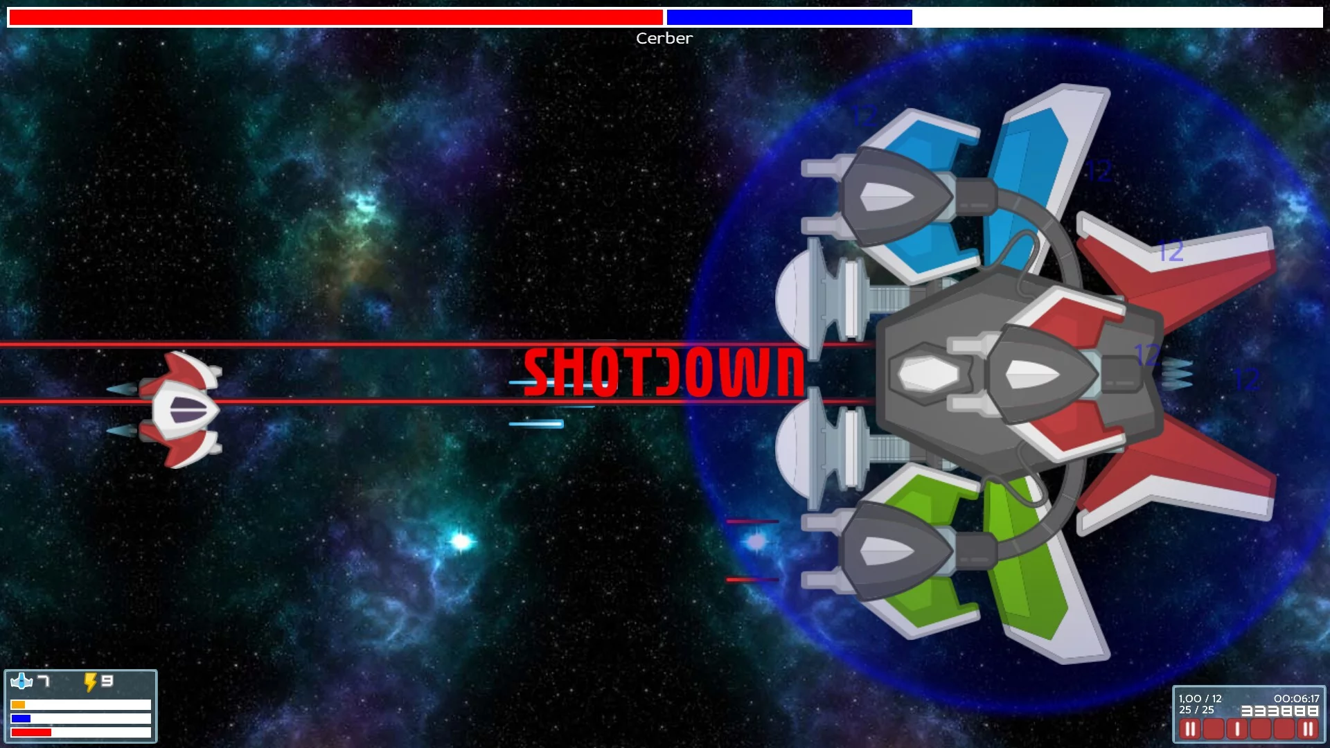 Изображение игры: Nuts Space Shooter