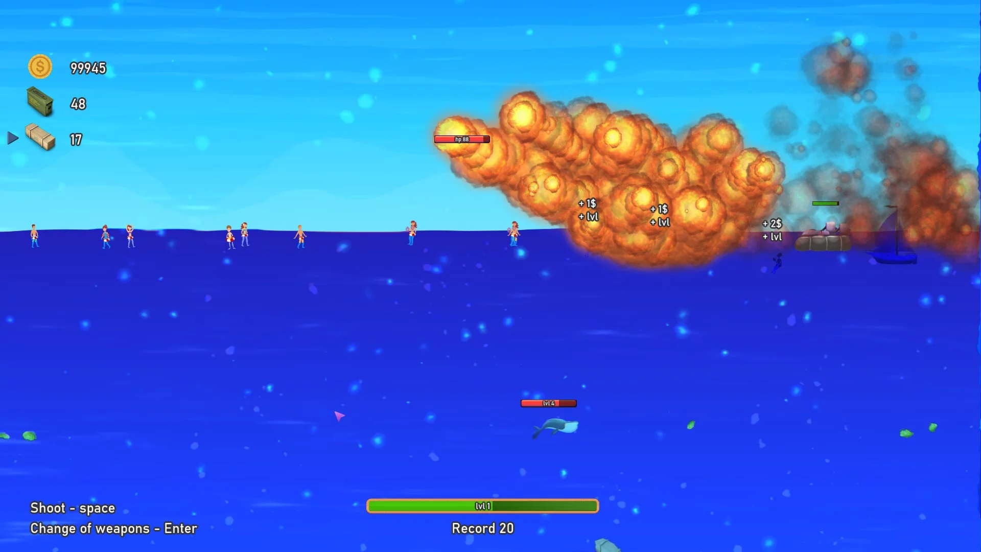 Изображение игры: Crazy shark