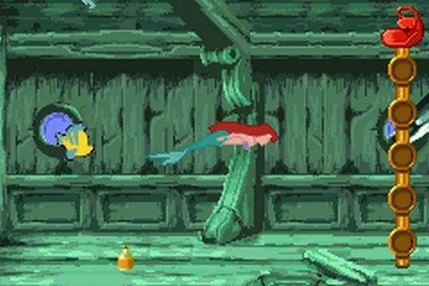 Изображение игры: Disney's The Little Mermaid: Magic in Two Kingdoms