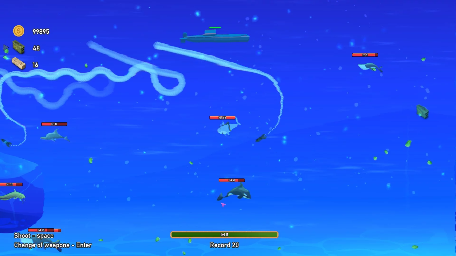 Изображение игры: Crazy shark