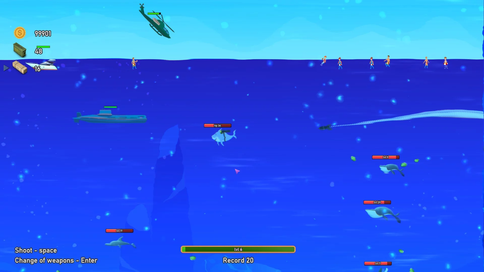 Изображение игры: Crazy shark