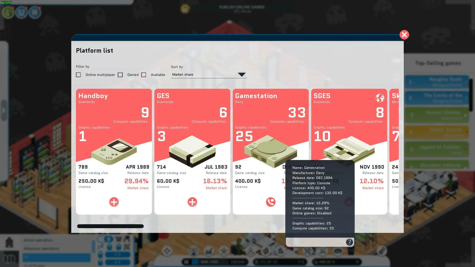 Изображение игры: City Game Studio: a tycoon about game dev
