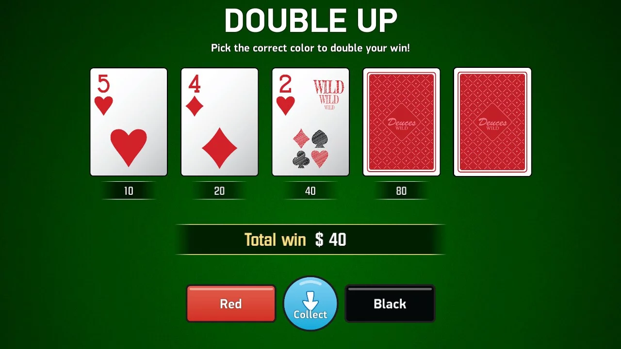 Изображение игры: Deuces Wild - Video Poker