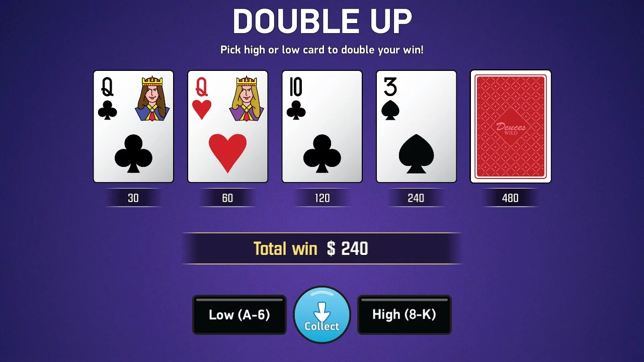 Изображение игры: Deuces Wild - Video Poker