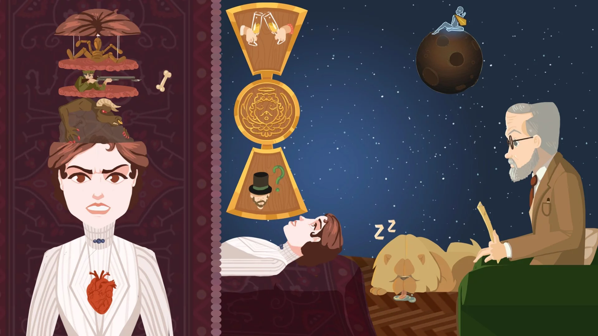 Изображение игры: Freud's Bones-the game
