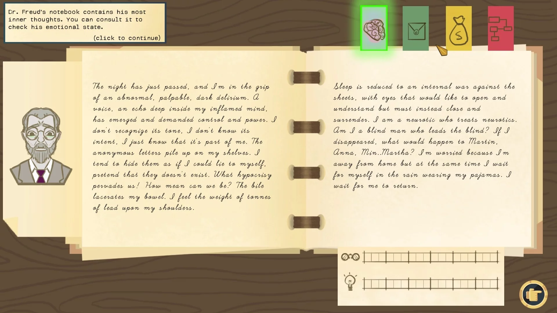 Изображение игры: Freud's Bones-the game