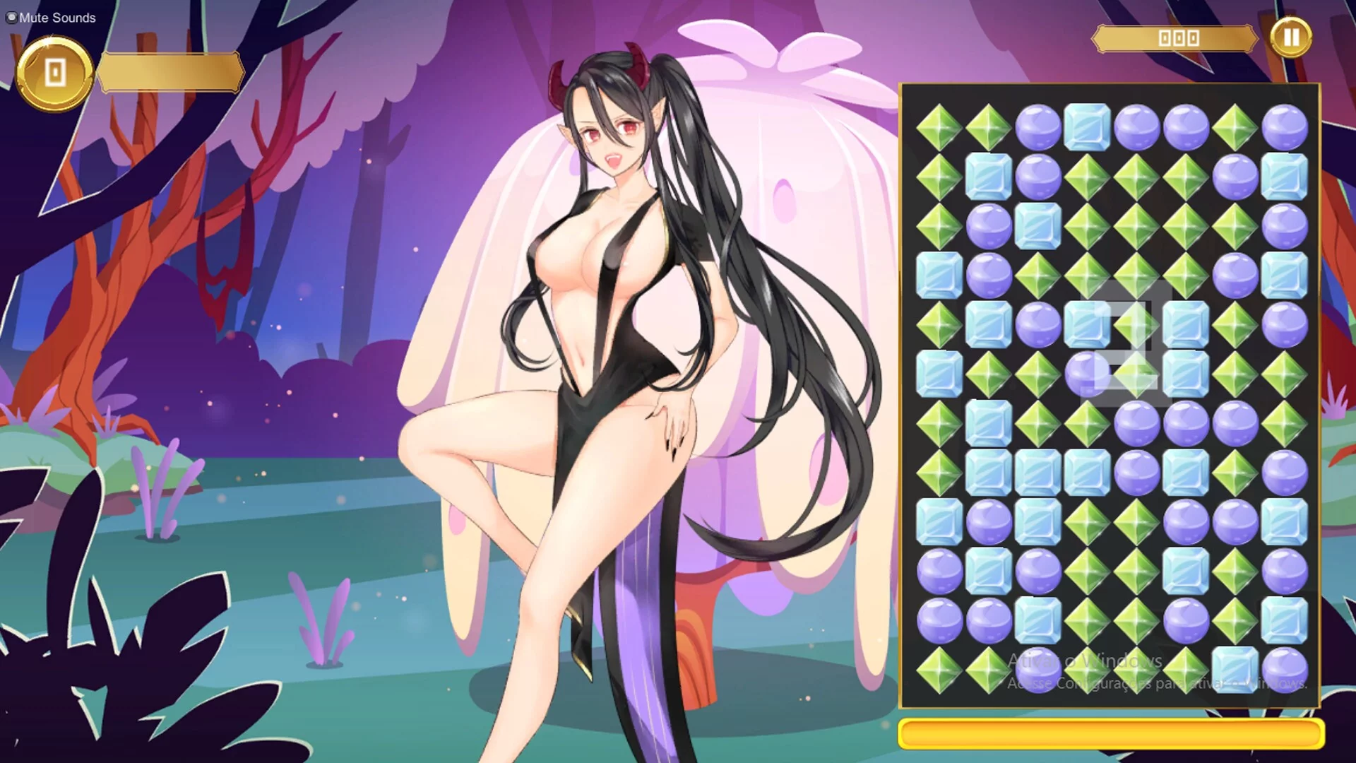 Изображение игры: A Match with a Succubus Witch