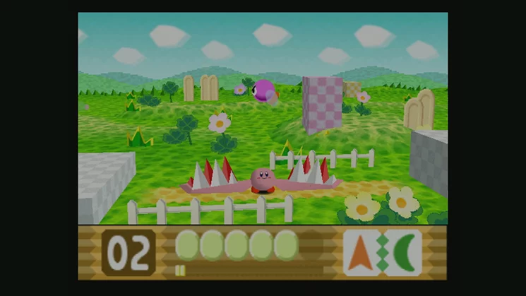 Изображение игры: Kirby: The Crystal Shards (Wii)