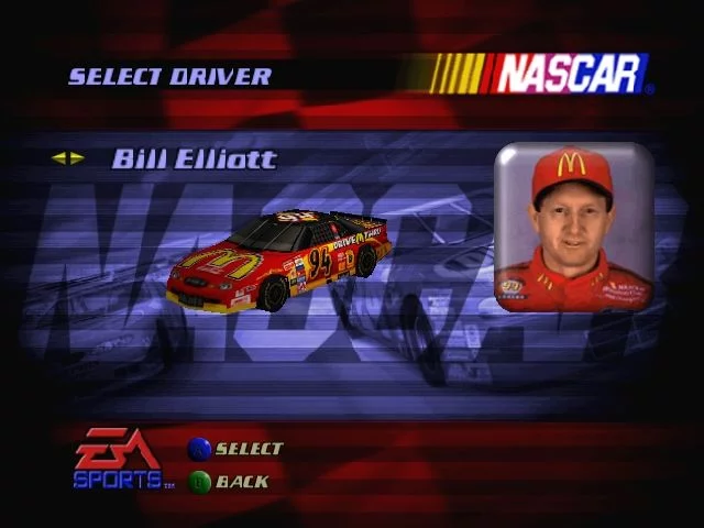 Изображение игры: NASCAR 2000