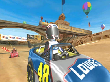 Изображение игры: NASCAR Kart Racing