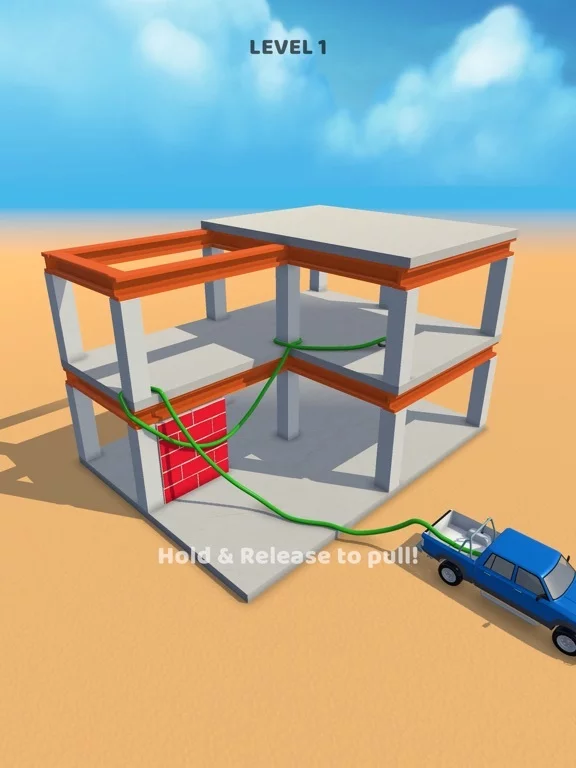 Изображение игры: Rope and Demolish