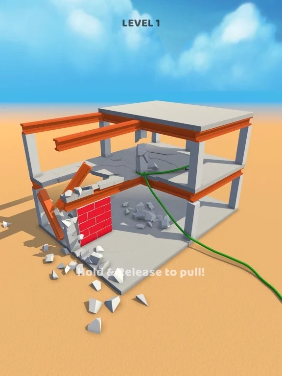 Изображение игры: Rope and Demolish