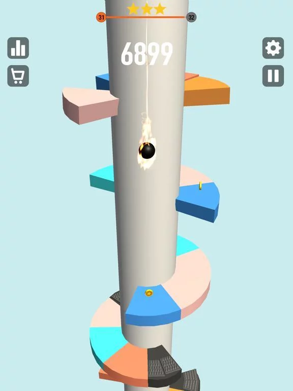 Изображение игры: Helix Jumper Crush twist Games