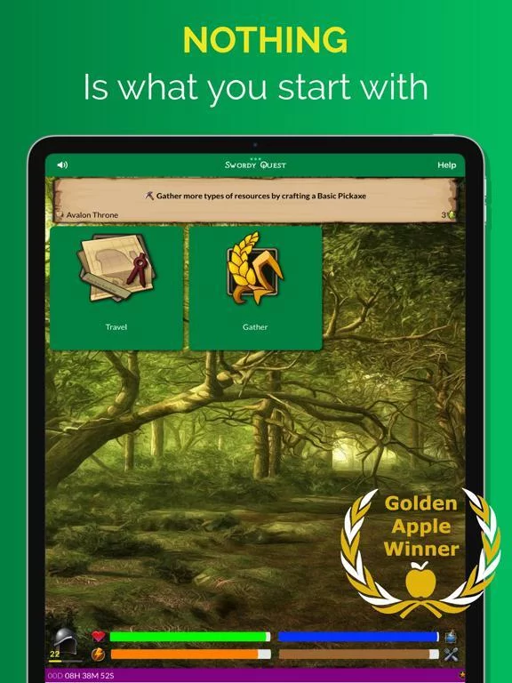 Изображение игры: Swordy Quest: An RPG Adventure