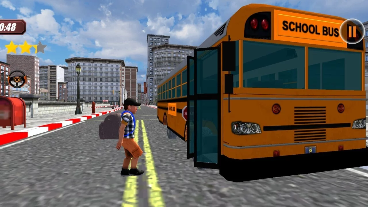 Изображение игры: School Bus Driver Simulator