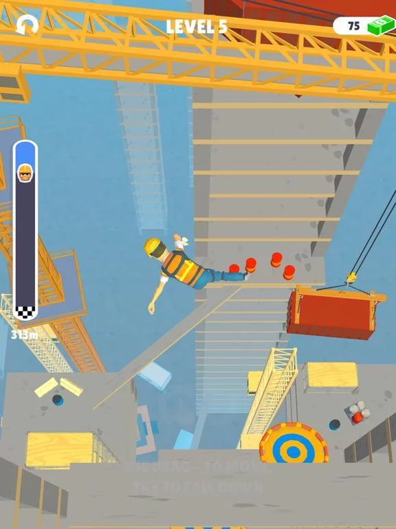 Изображение игры: Ragdoll Fall: Break the Bones!
