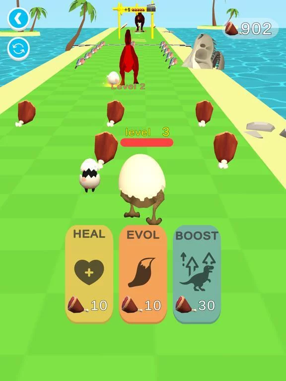 Изображение игры: Dino Run Idle