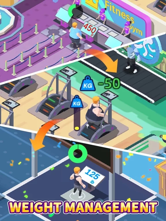 Изображение игры: Fitness Club Tycoon-Idle Game