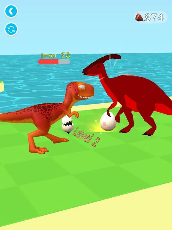 Изображение игры: Dino Run Idle
