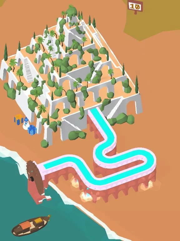 Изображение игры: Water Connect Flow