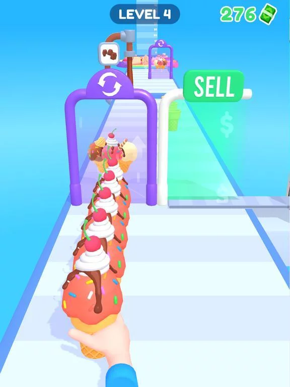 Изображение игры: Dessert Stack 3D-Ice Cream Run