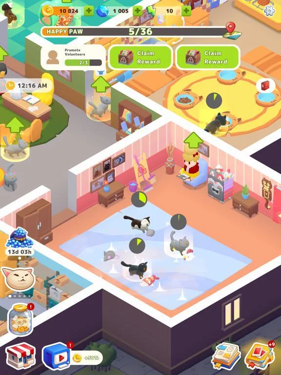 Изображение игры: Idle Pet Shelter