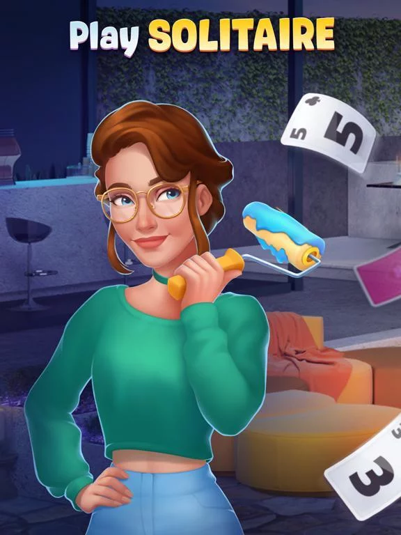Изображение игры: Solitaire Manor: home design