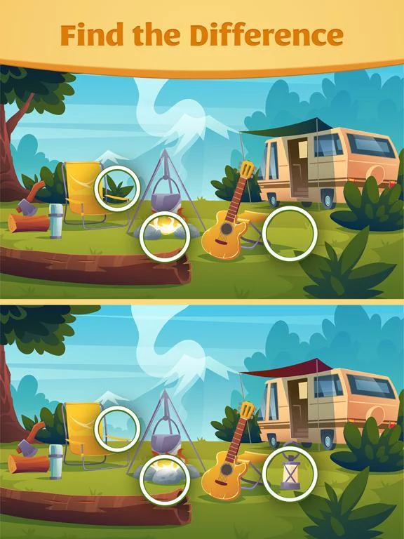 Изображение игры: Spot The Hidden Differences