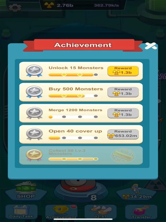 Изображение игры: Lovely Monster-Merge Game