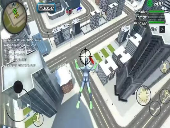 Изображение игры: Spider Rope Flying City Hero