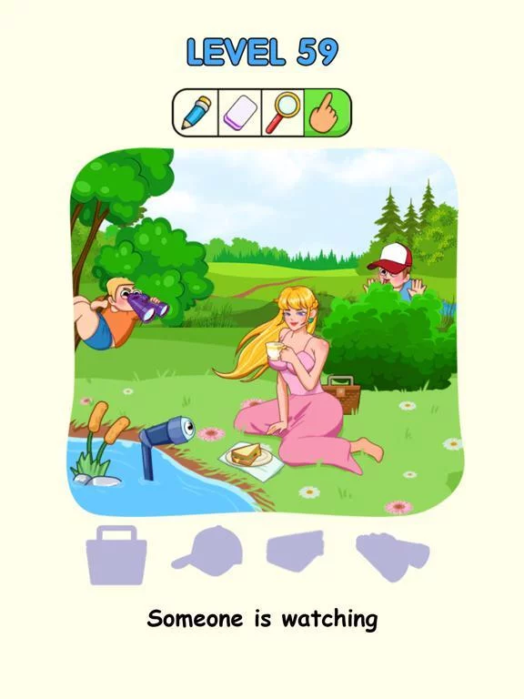Изображение игры: Naughty Puzzle: Brain Out Test