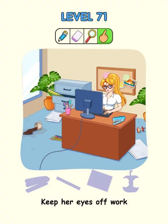Изображение игры: Naughty Puzzle: Brain Out Test