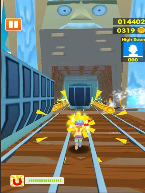 Изображение игры: Rush Runner Train Surf 3D