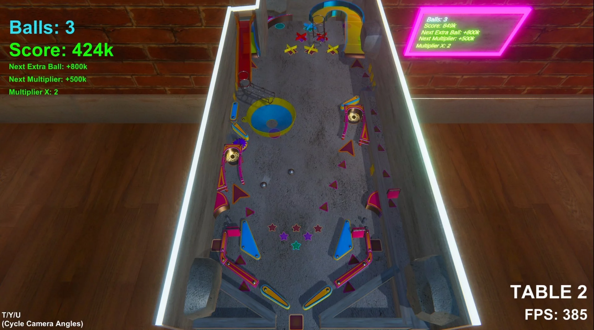 Изображение игры: Pinballer (3D Pinball)