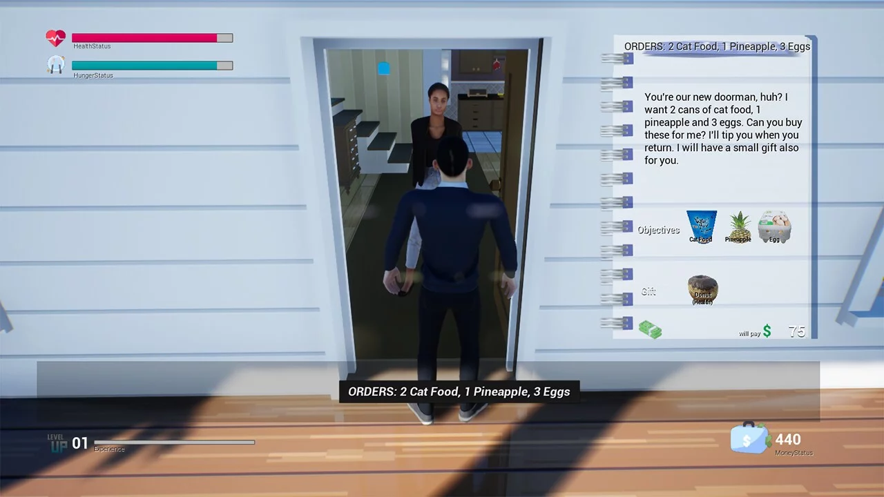Изображение игры: Doorman