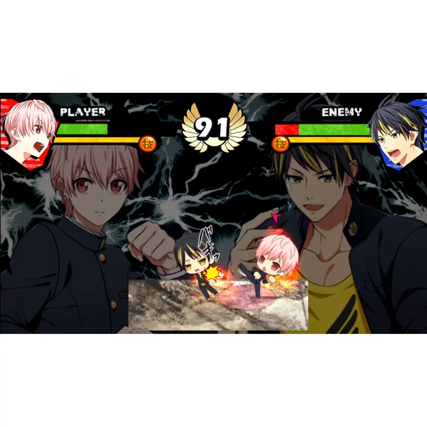 Изображение игры: Kenka Bancho Otome 2nd Rumble!!