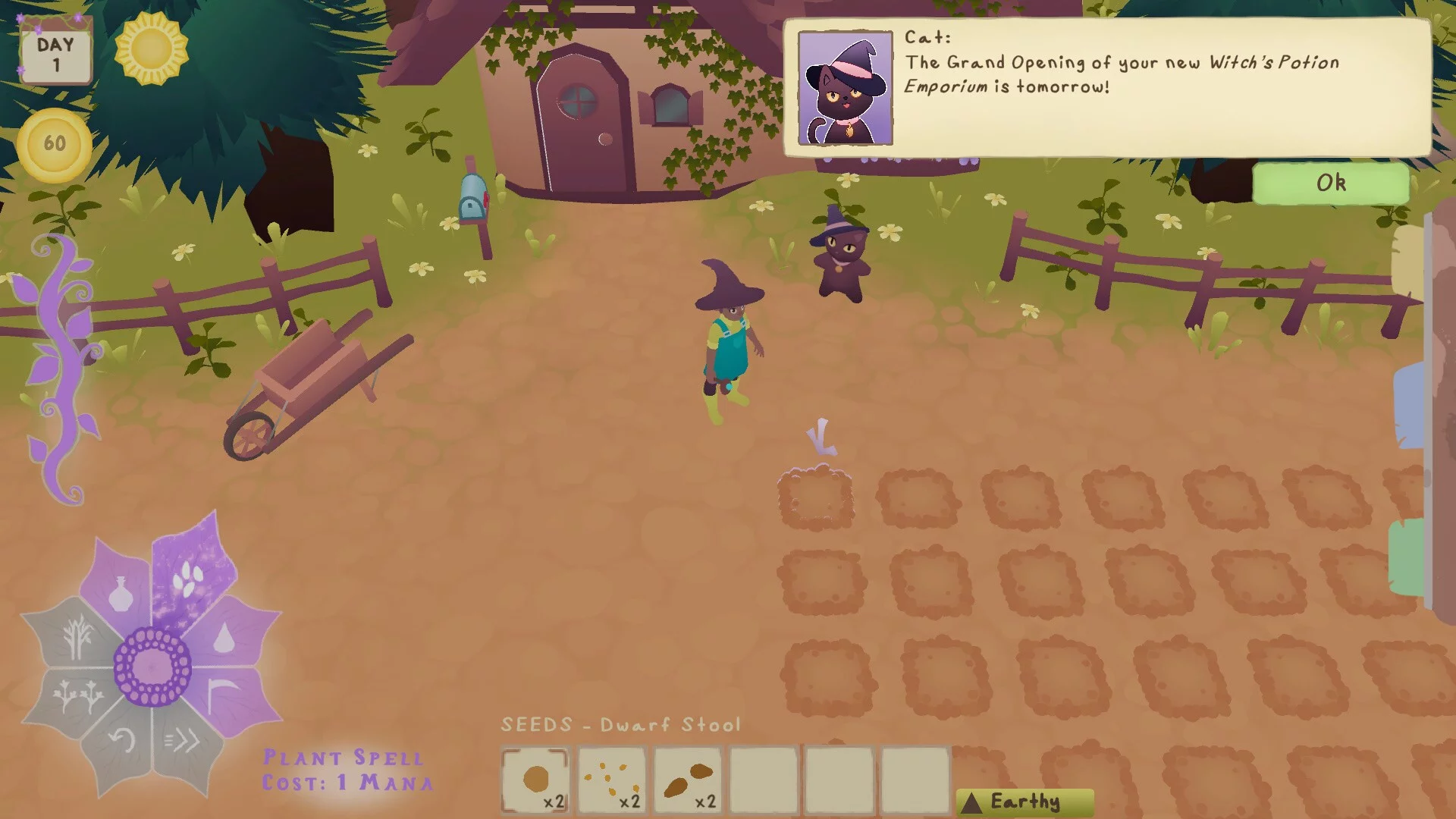 Изображение игры: The Witch's Garden
