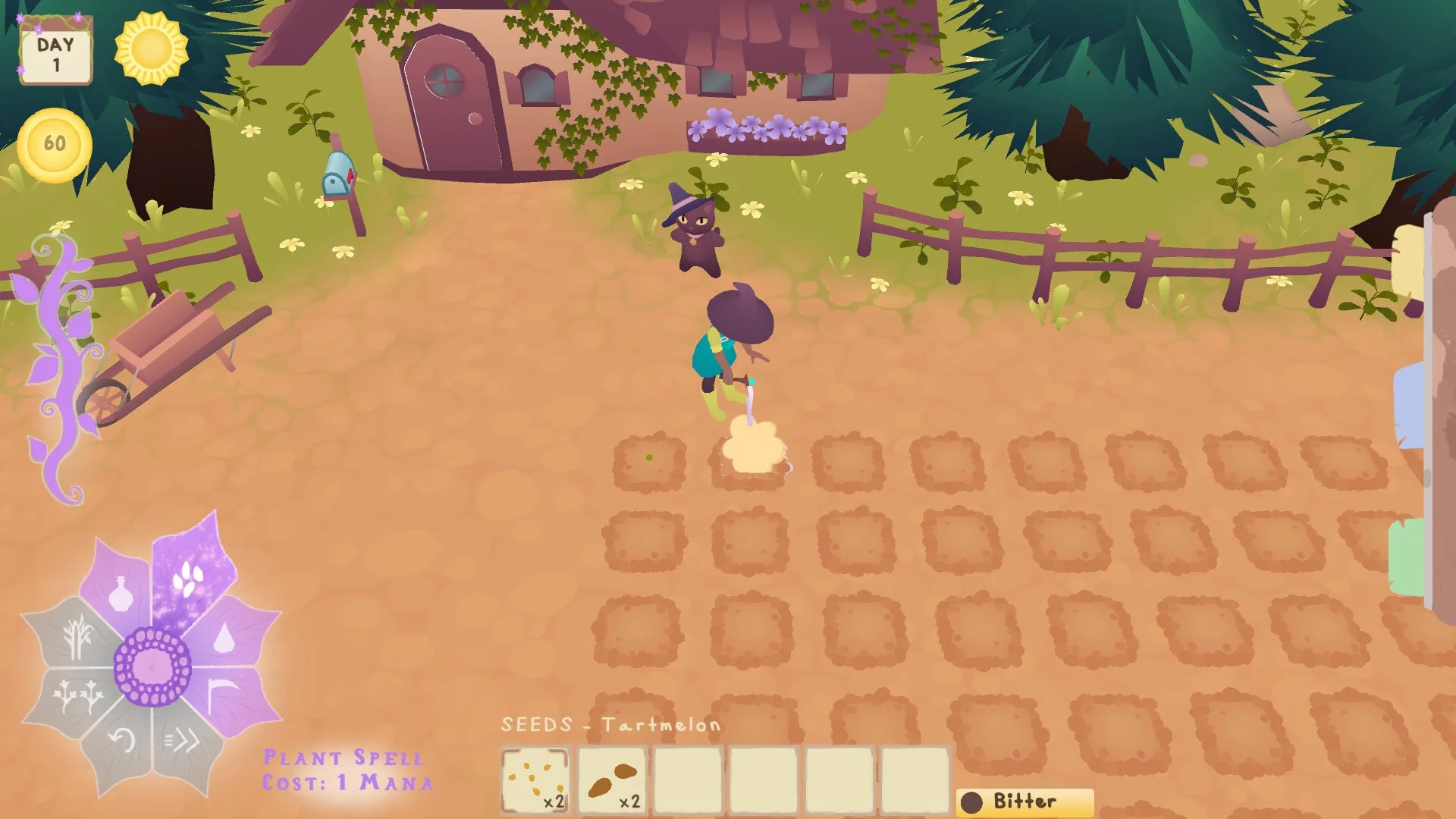 Изображение игры: The Witch's Garden