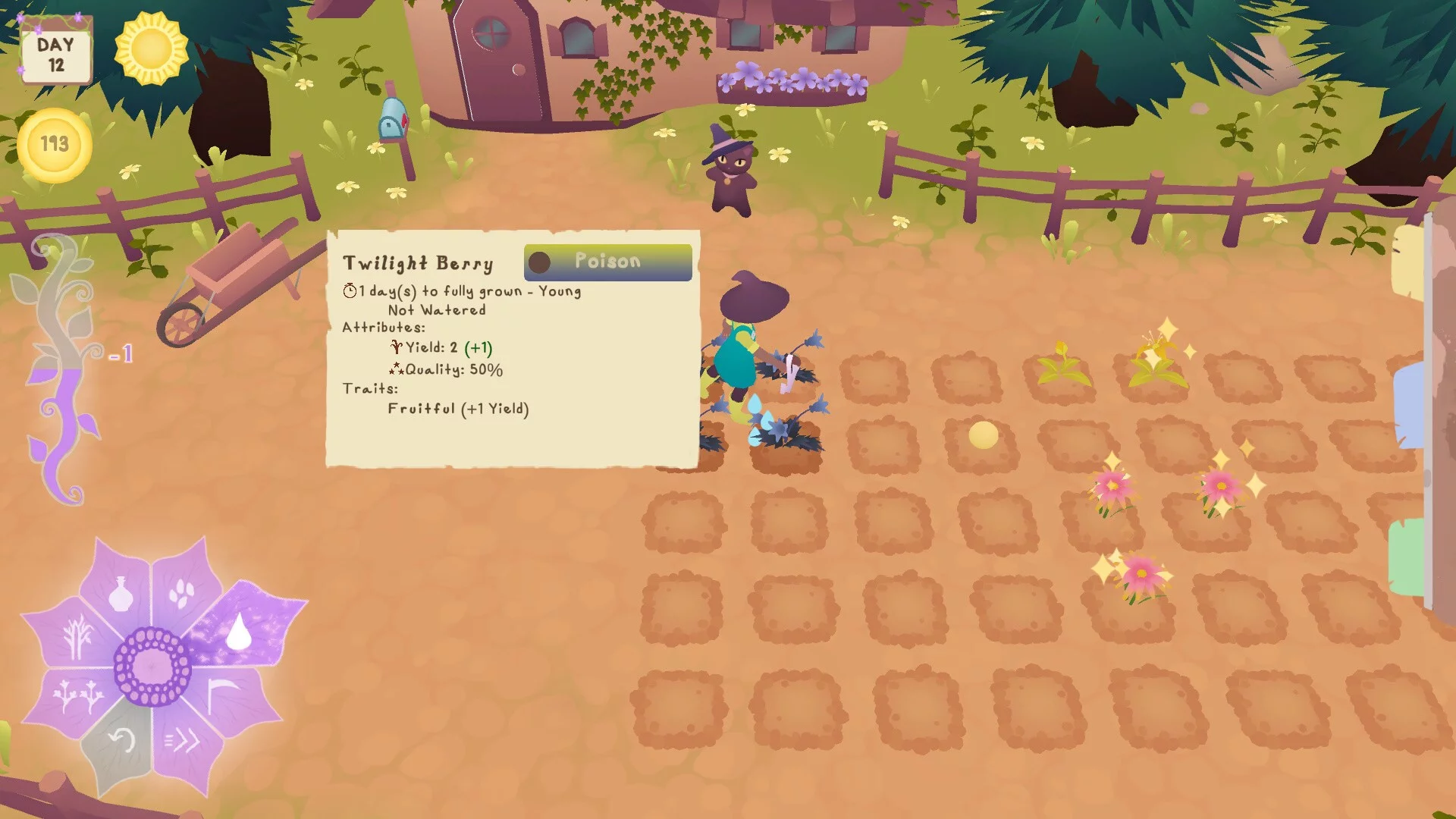 Изображение игры: The Witch's Garden