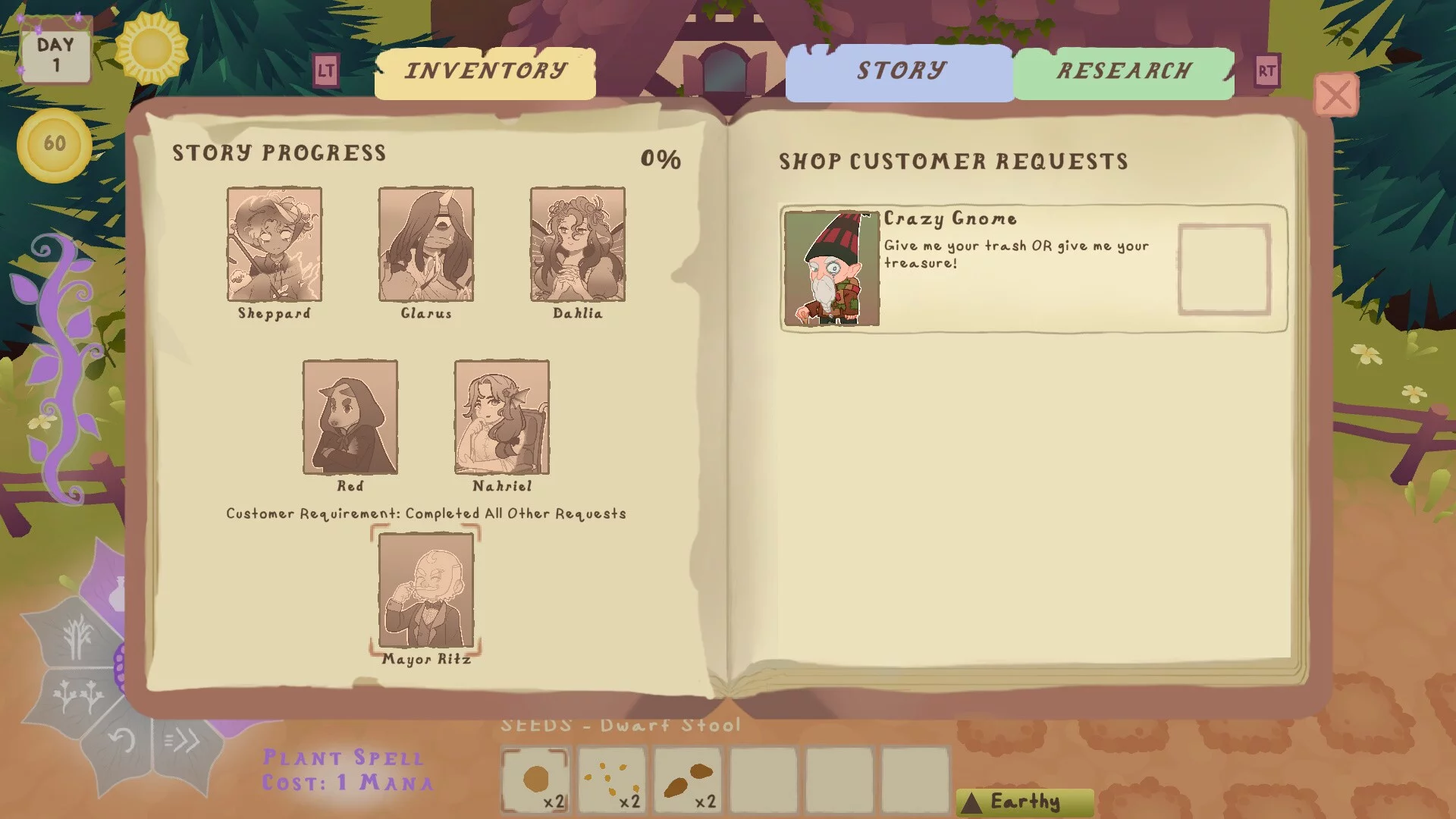 Изображение игры: The Witch's Garden