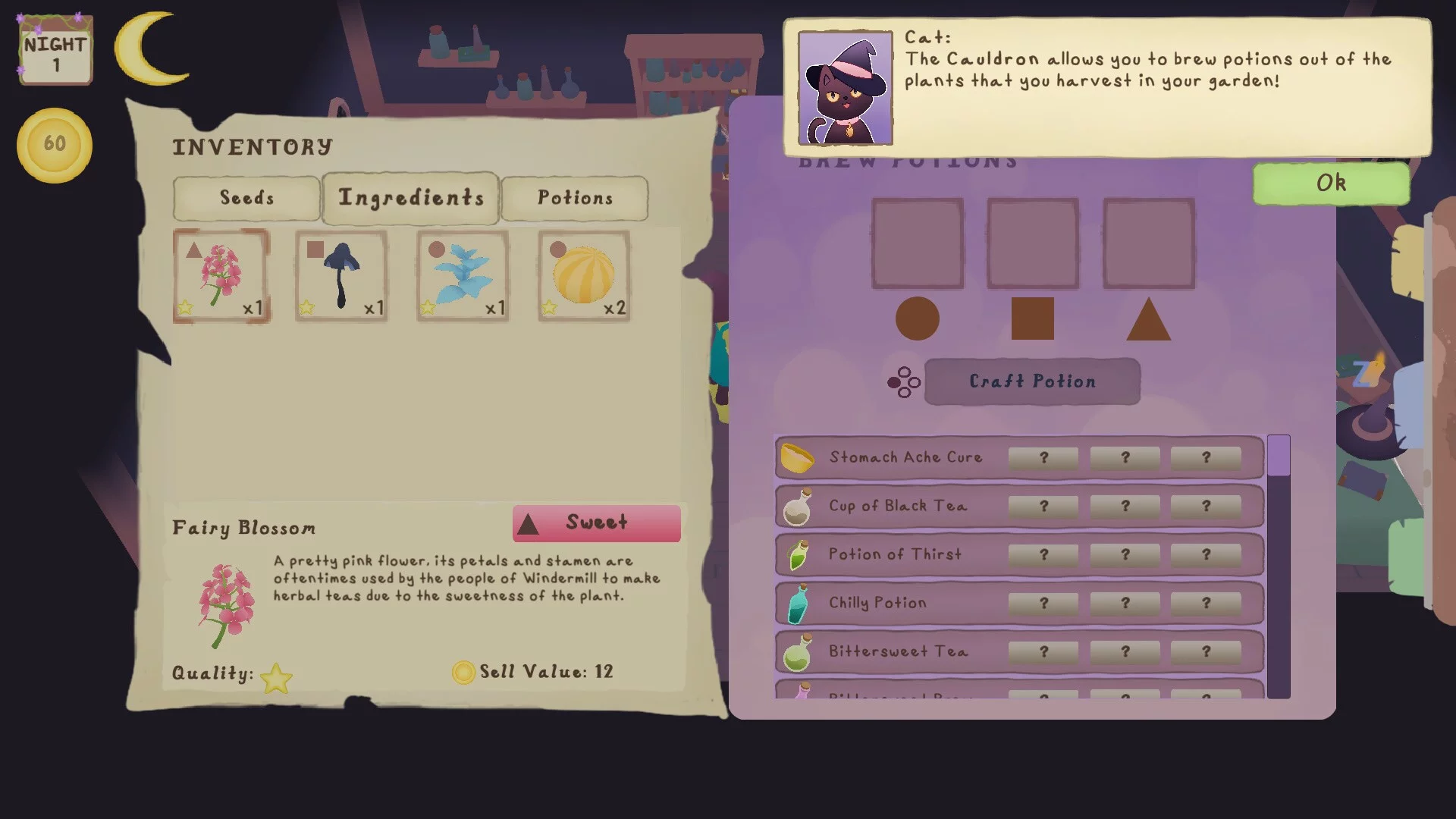 Изображение игры: The Witch's Garden