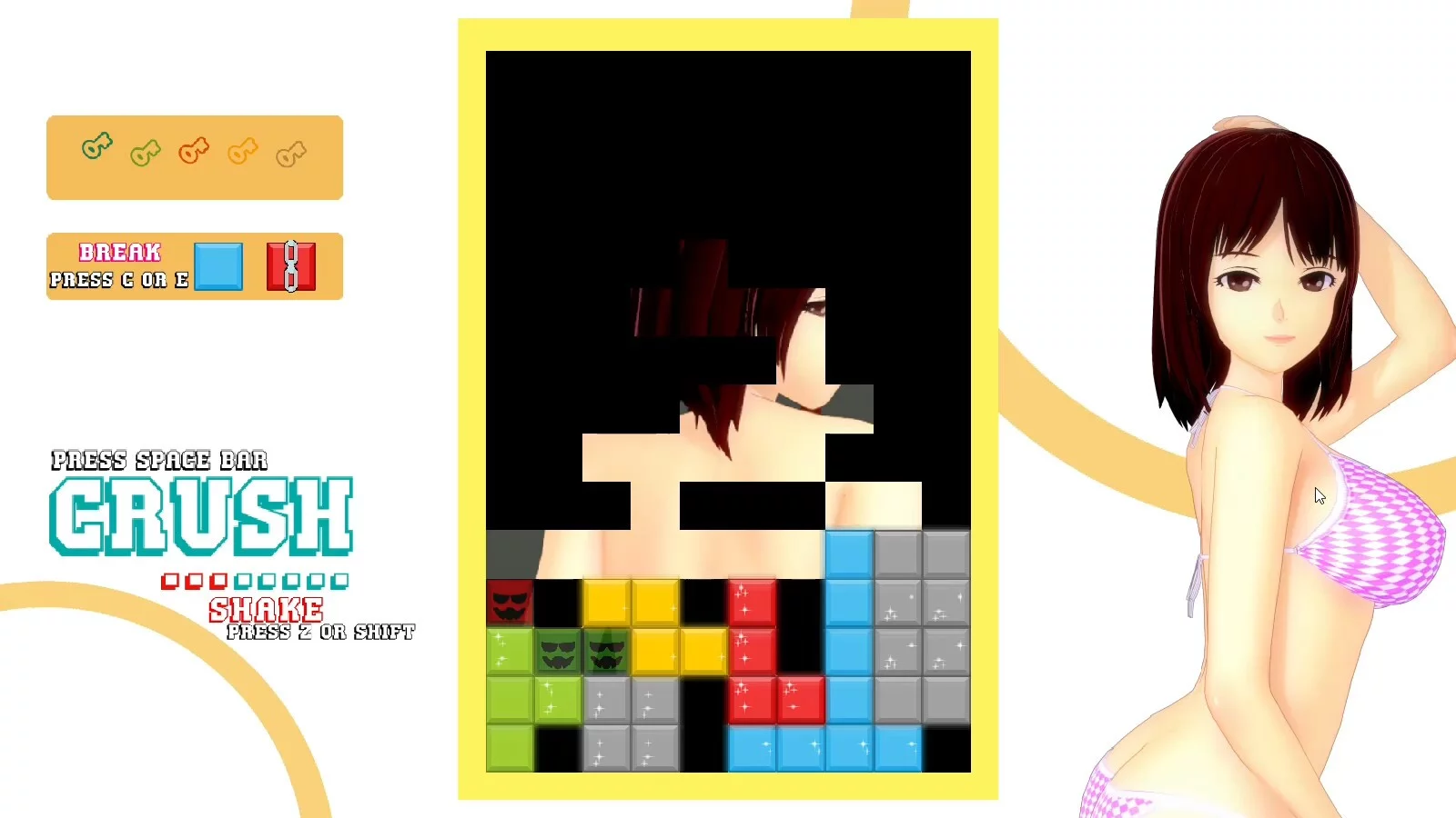 Изображение игры: Hard Block Girls: Sex Life