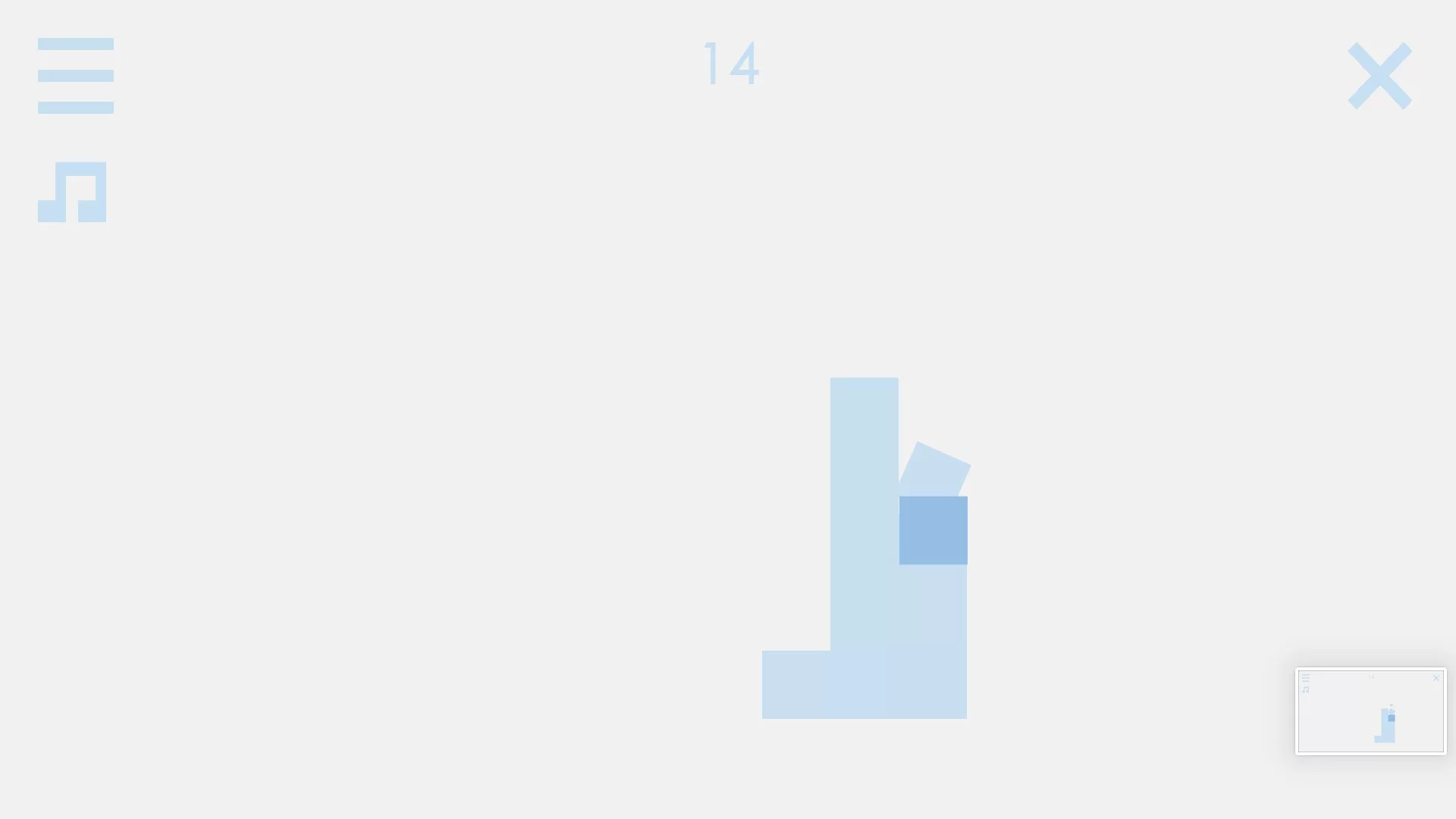 Изображение игры: Squarely Blue