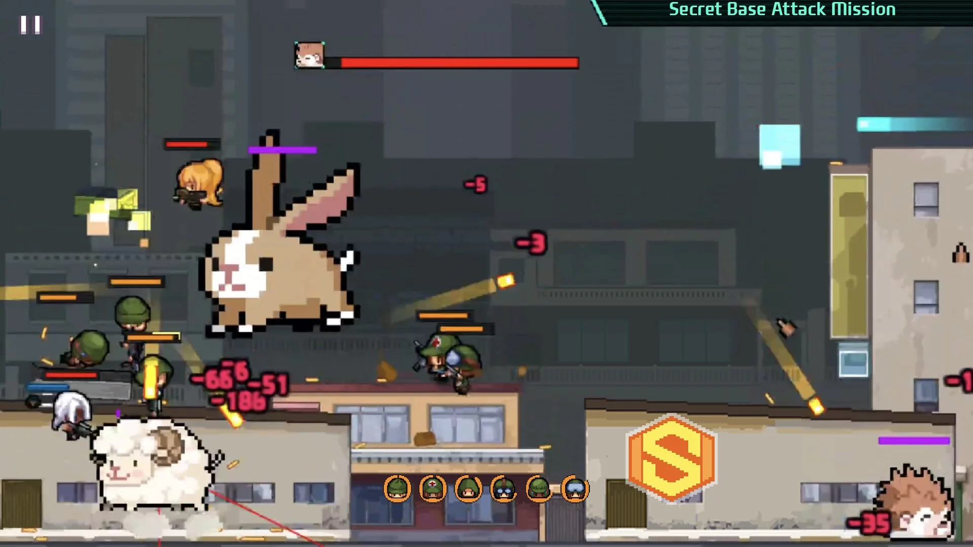 Изображение игры: Cute Invaders
