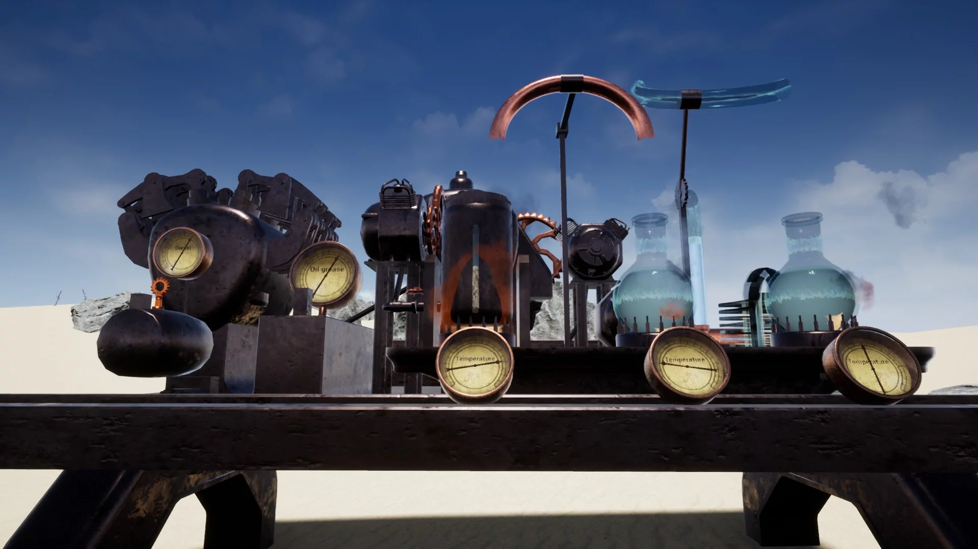 Изображение игры: Dune Mechanic: Survive The Steampunk Era