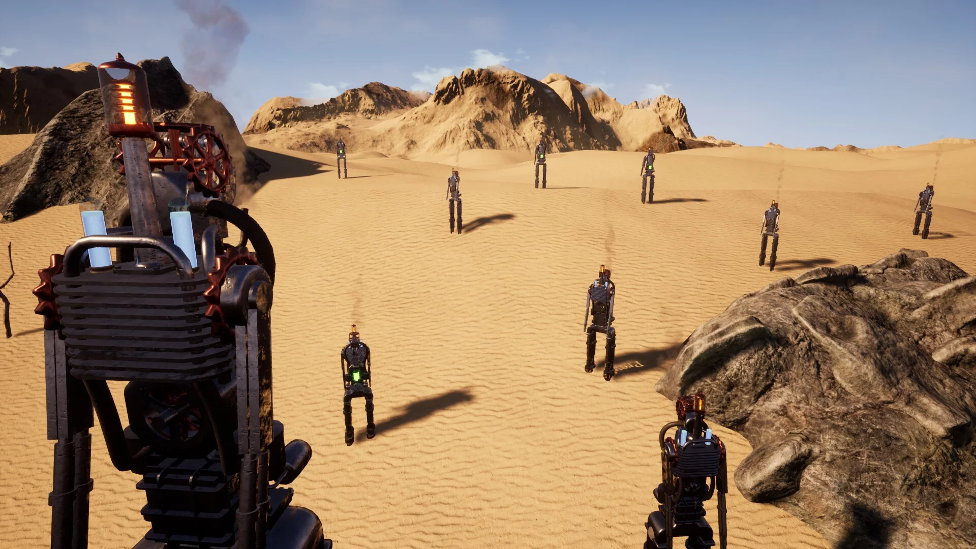 Изображение игры: Dune Mechanic: Survive The Steampunk Era
